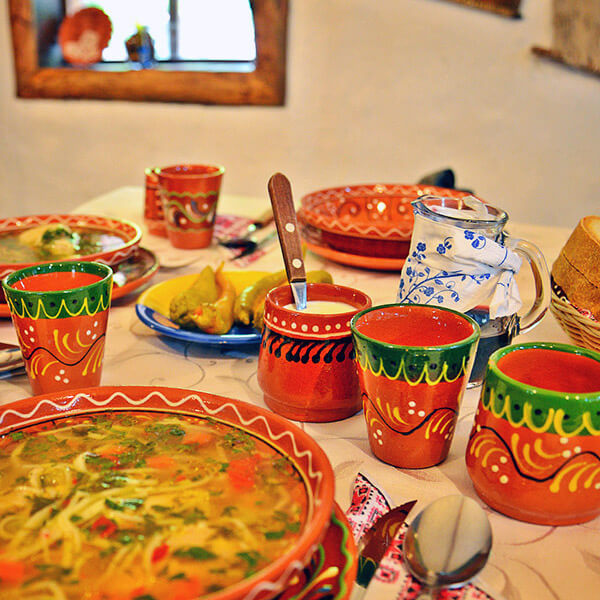 Moldovan table set for dinner