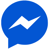 Blue Facebook Messenger Icon