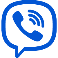 Blue Viber Icon